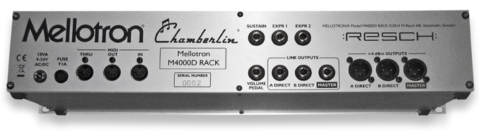 Mellotron M4000D Rack