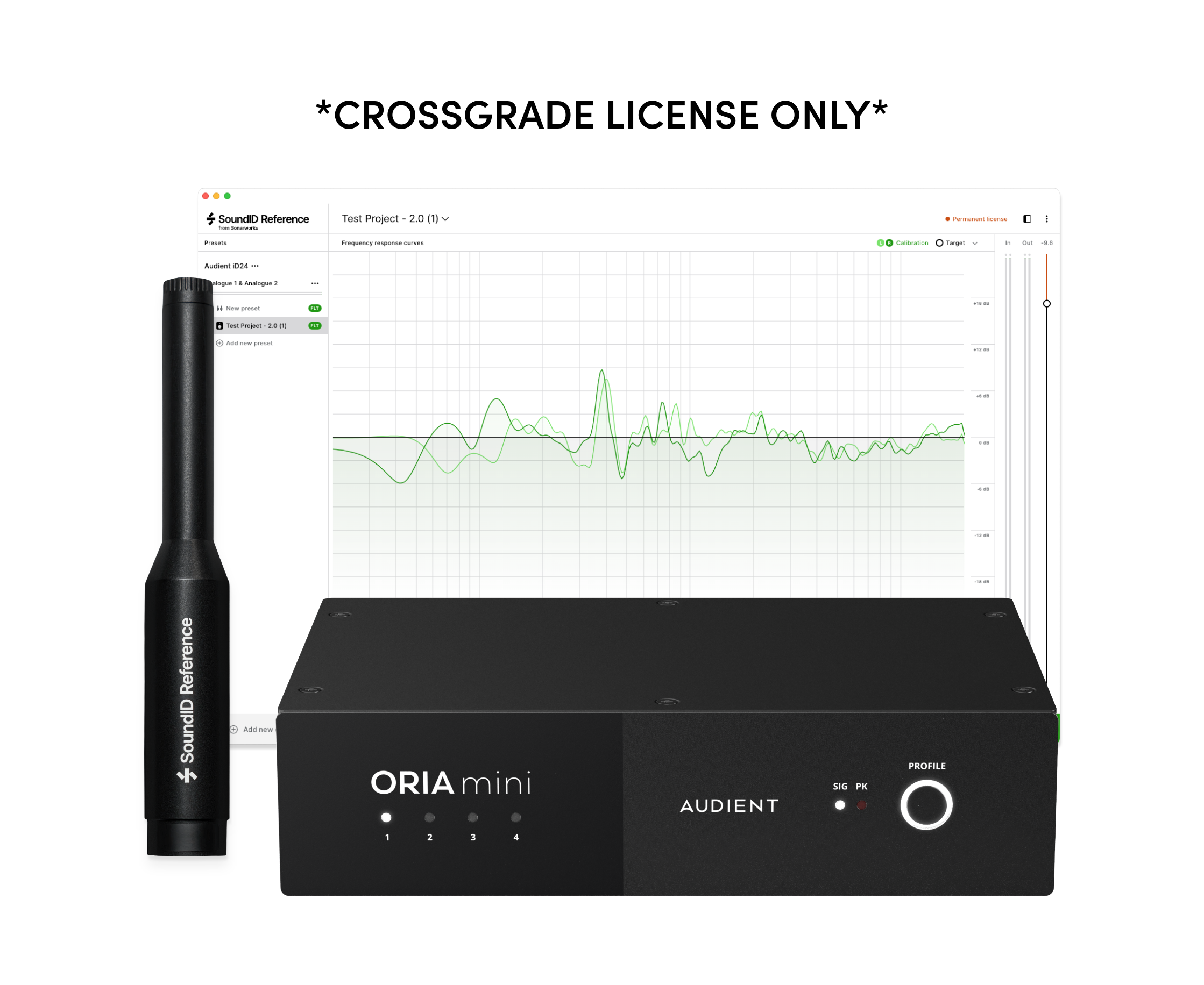 Audient ORIA Mini + SoundID Reference Add-on Bundle Audient ORIA Mini + SoundID Reference Add-on Bundle