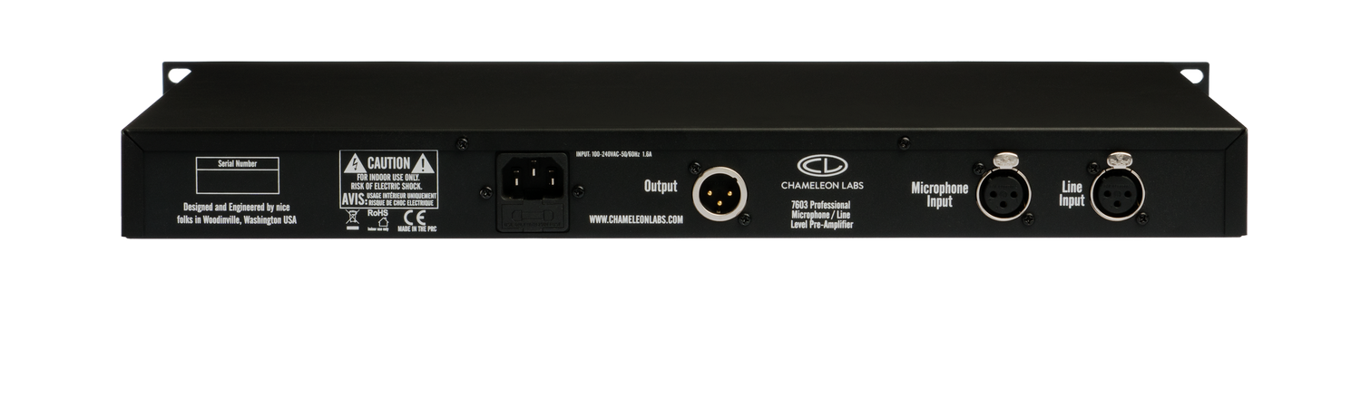 Chameleon Labs 7603 Microphone Preamp & EQ