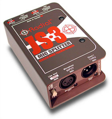 Radial JS-3 Mic Splitter Radial JS-3 Mic Splitter