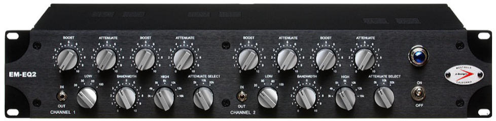 A-Designs EM-EQ2 Dual Mono Pultec Style Equalizer A-Designs EM-EQ2 Dual Mono Pultec Style Equalizer
