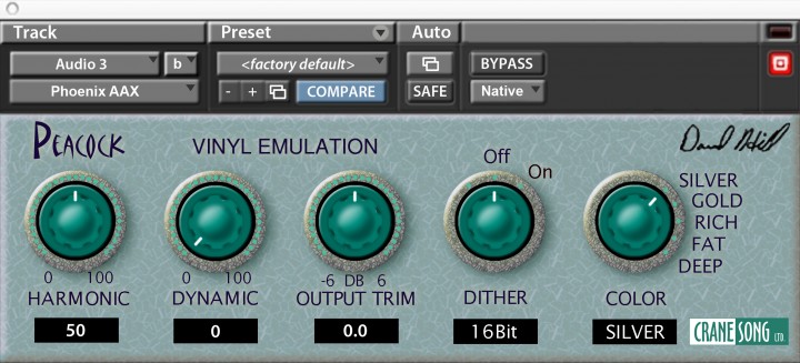 Crane Song Peacock AAX Crane Song Peacock AAX