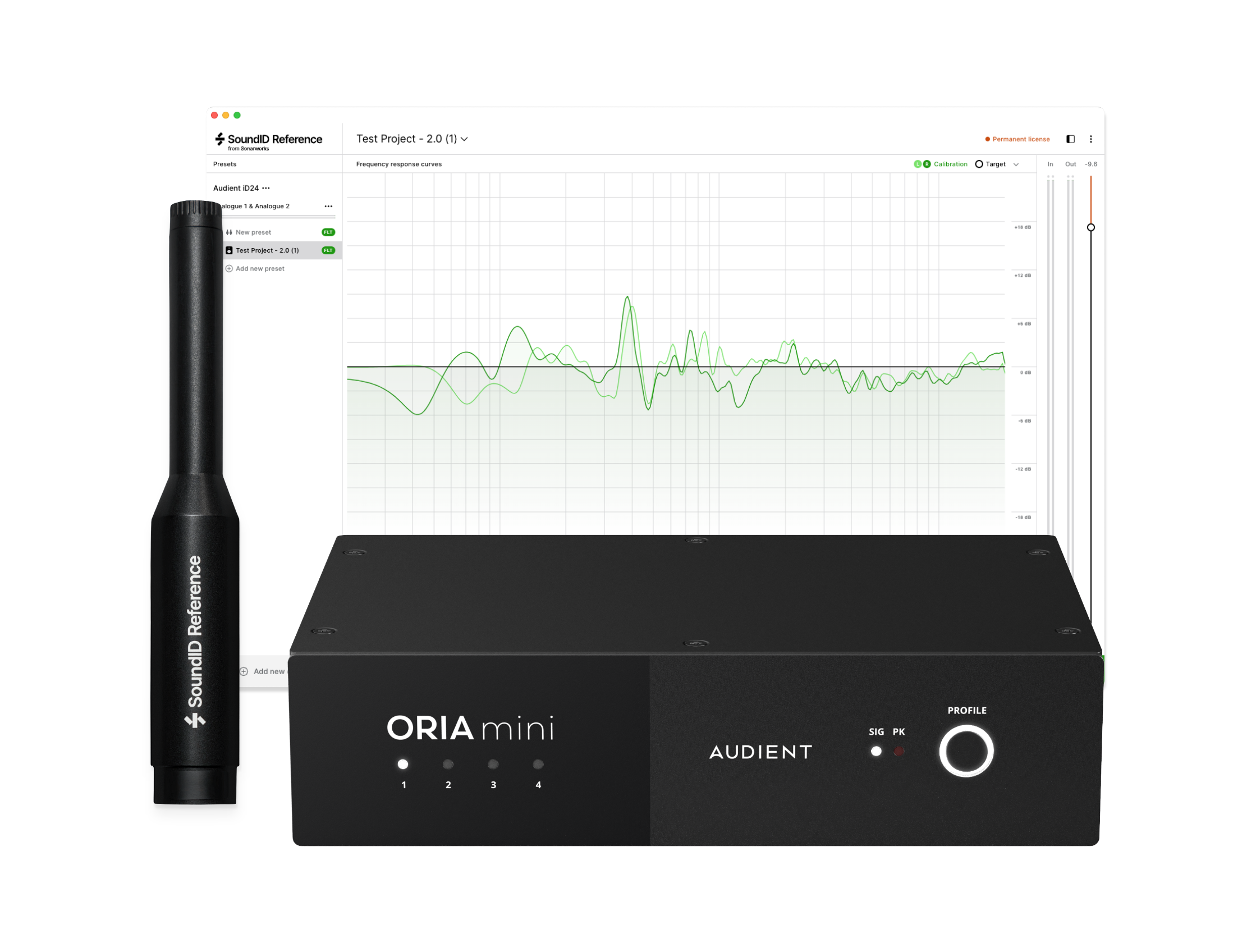 Audient ORIA Mini + SoundID Reference Complete Bundle Audient ORIA Mini + SoundID Reference Complete Bundle