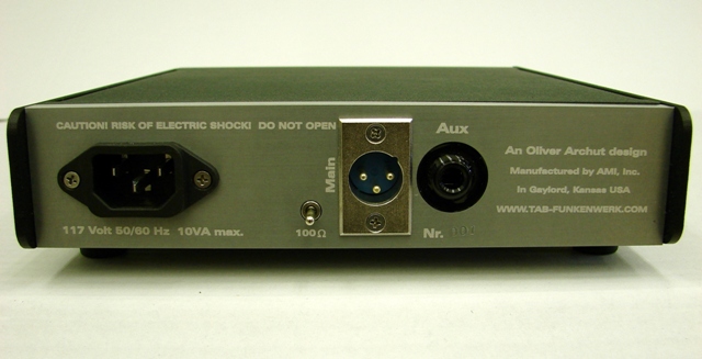 TAB Funkenwerk V71 Direct Input Pre-Amplifier TAB Funkenwerk V71 Direct Input Pre-Amplifier