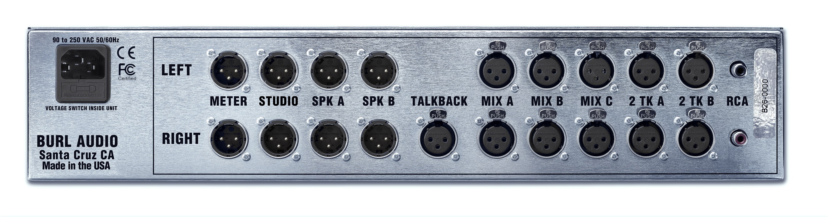 Burl Audio B26 Orca Control Room Monitor Burl Audio B26 Orca Control Room Monitor