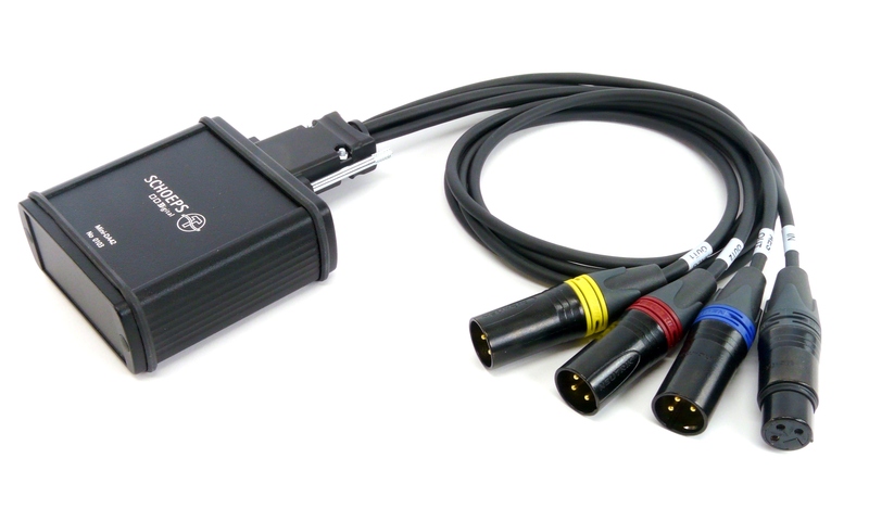 Schoeps Mini-DA42 with AC-adapter and breakout cable Schoeps Mini-DA42 with AC-adapter and breakout cable
