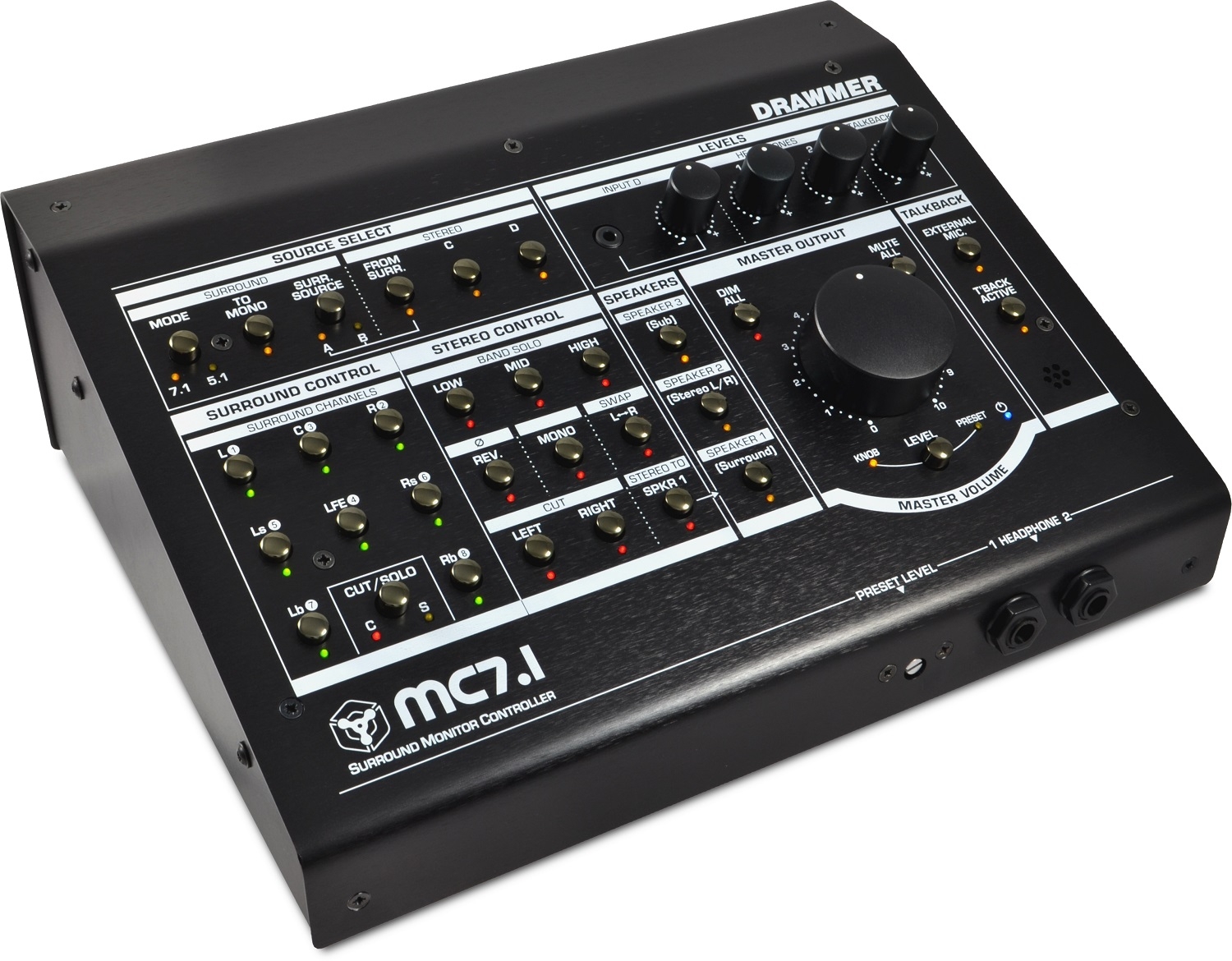 Drawmer MC7.1 - Surround Monitor Controller