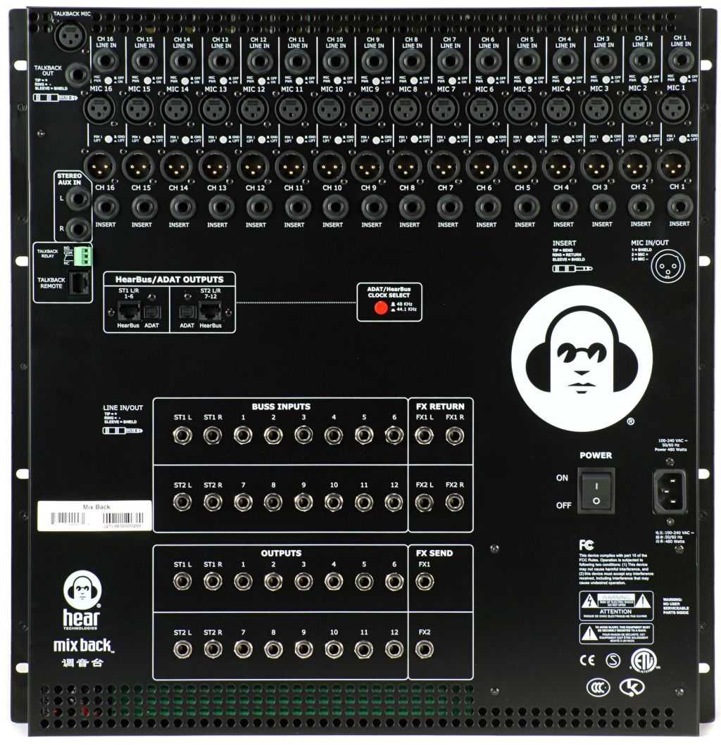 Hear Technologies Mix Back Mixer With Remote Hear Technologies Mix Back Mixer With Remote