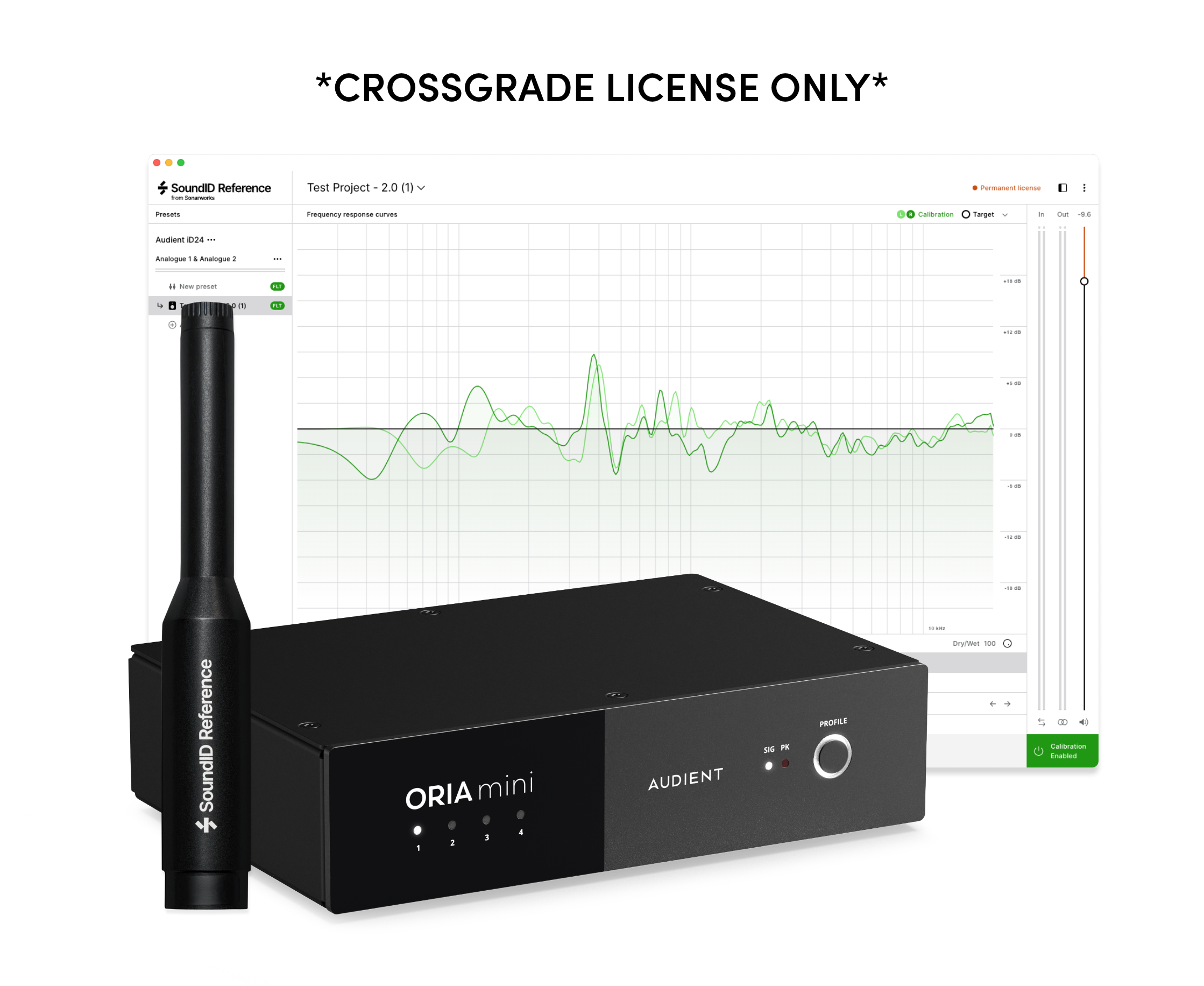 Audient ORIA Mini + SoundID Reference Add-on Bundle Audient ORIA Mini + SoundID Reference Add-on Bundle