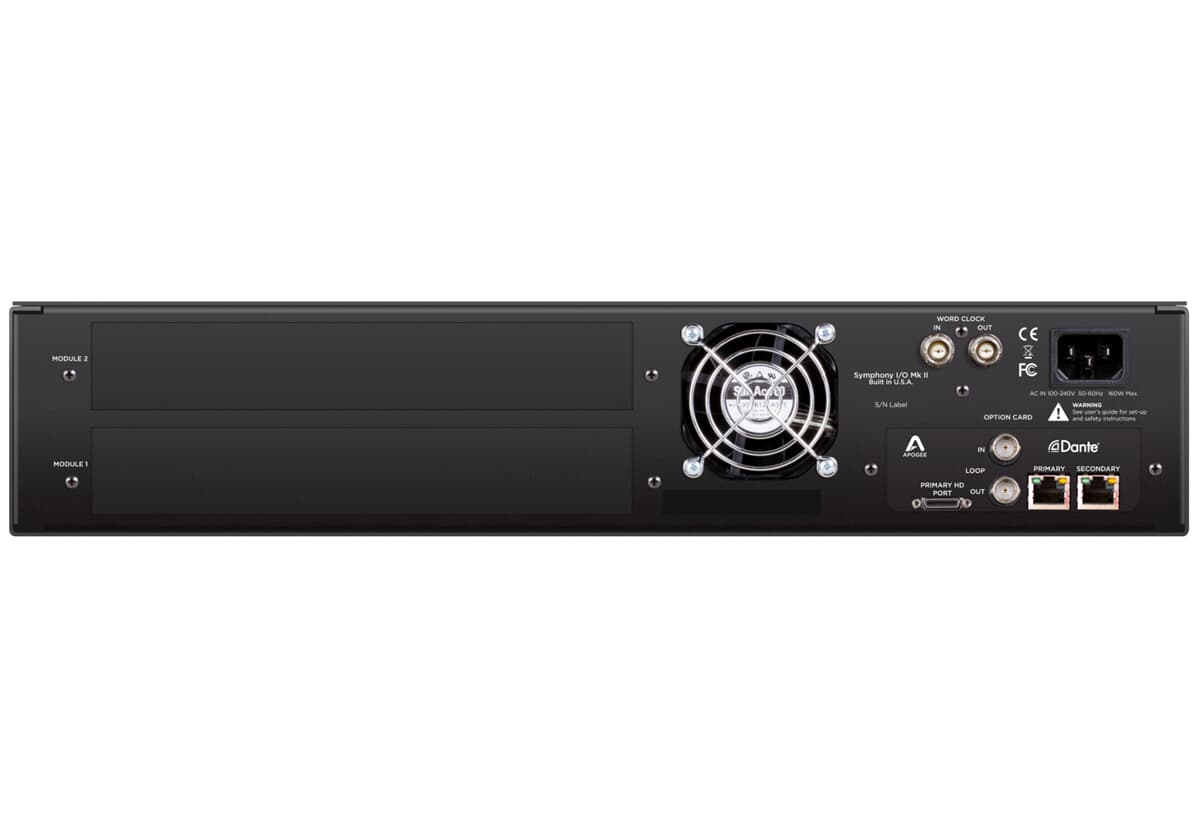 Apogee Symphony I/O Mk II Dante Chassis