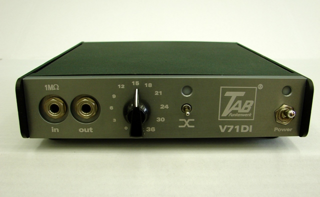 TAB Funkenwerk V71 Direct Input Pre-Amplifier TAB Funkenwerk V71 Direct Input Pre-Amplifier