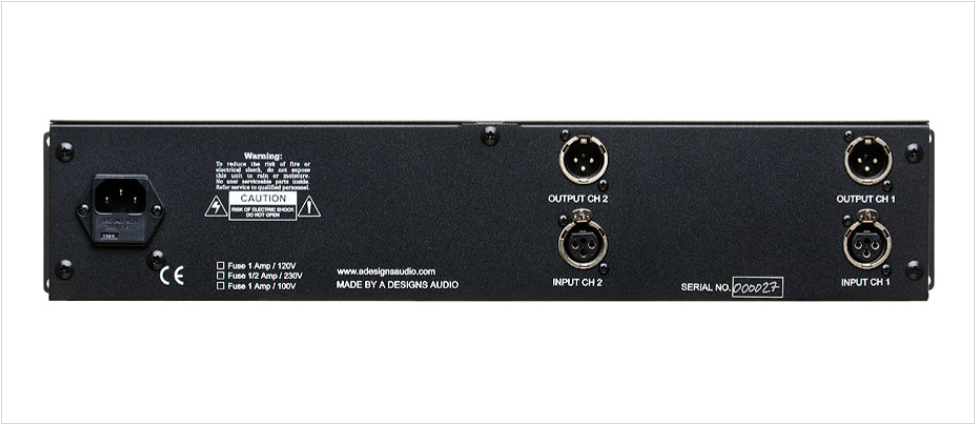 A-Designs EM-EQ2 Dual Mono Pultec Style Equalizer A-Designs EM-EQ2 Dual Mono Pultec Style Equalizer