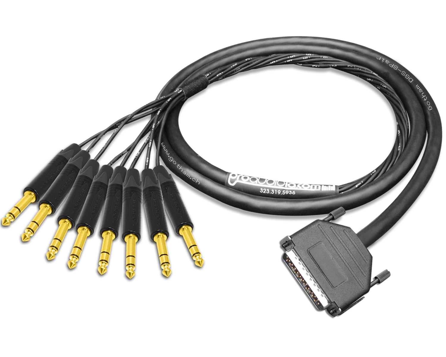 Gotham DGS-8 Pair, Dsub-TRS, 0,5m Gotham DGS-8 Pair, Dsub-TRS, 0,5m